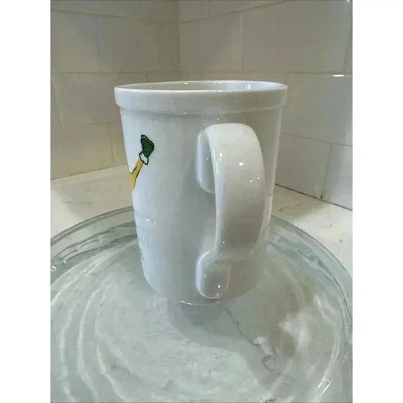 Pottery Barn Christmas Reindeer Mug Cup Hip Dancer Holiday Santa - Picture 2 of 10